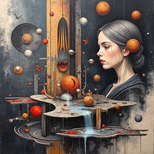 Altar of Planets von Dan Obana, Druck kaufen auf Singulart