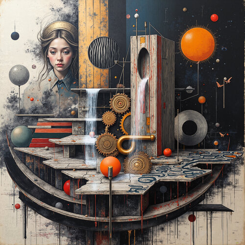 Cathedral of Gears von Dan Obana, Druck kaufen auf Singulart