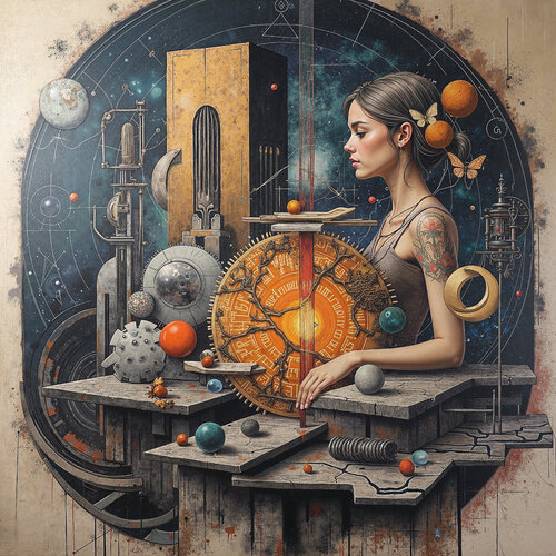 Compass of Eternal Time di Dan Obana, Stampa in vendita su Singulart