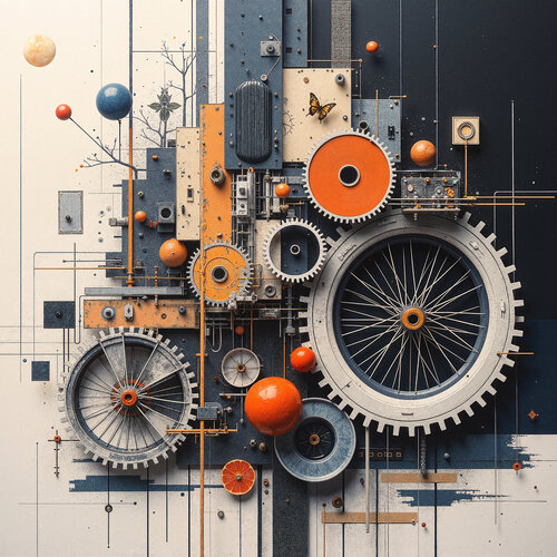 Memory of the Gear Trains von Dan Obana, Druck kaufen auf Singulart