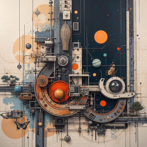 Observatory of the Planetary Rings von Dan Obana, Druck kaufen auf Singulart