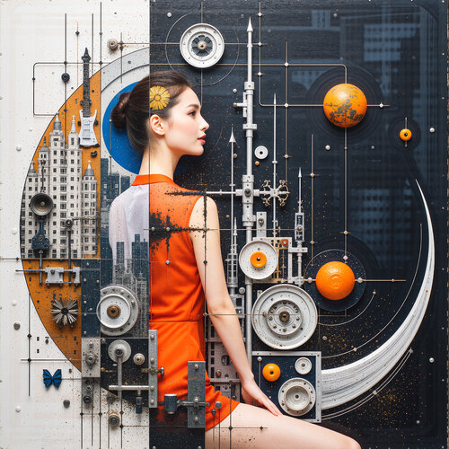 The Garden of Mechanisms de Dan Obana, Impresión a la venta en Singulart