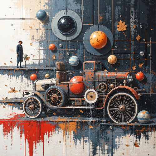 Orbit of the Planetary Gears di Dan Obana, Stampa in vendita su Singulart