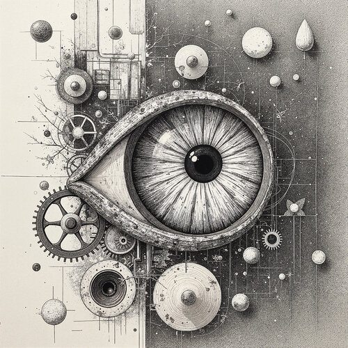 The Planet of the Awakening Eye von Dan Obana, Druck kaufen auf Singulart