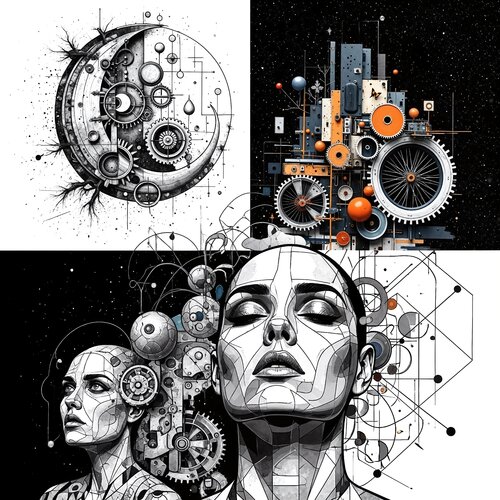 Dream Score of the Stellar Mechanism von Dan Obana, Druck kaufen auf Singulart