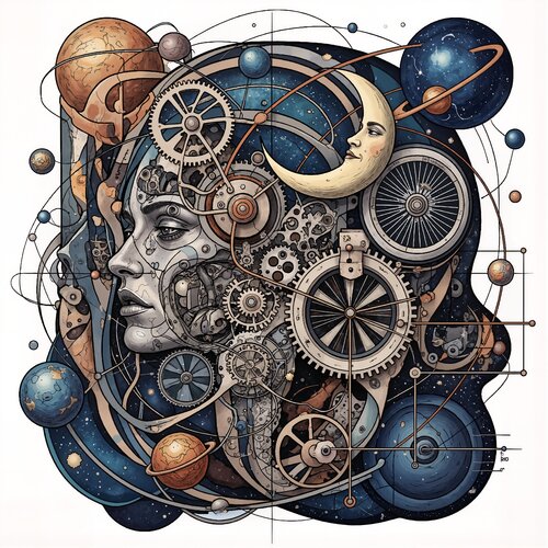 Memory of the Lunar Engine von Dan Obana, Druck kaufen auf Singulart