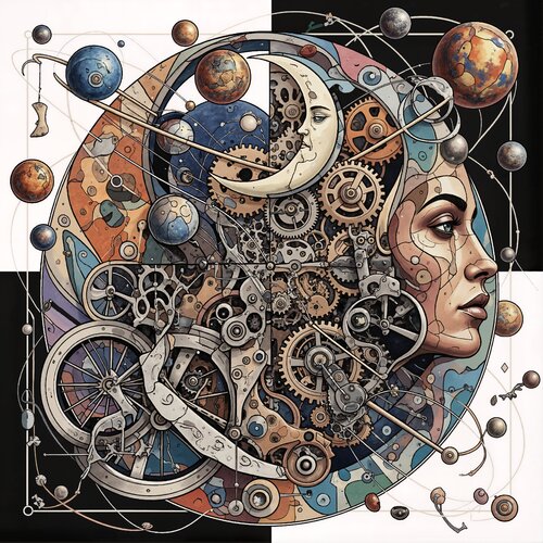 The Tuner of Nebular Orbits von Dan Obana, Druck kaufen auf Singulart