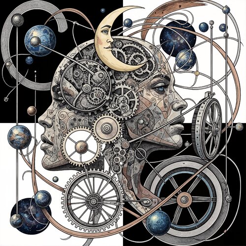 The Celestial Notation Mechanism von Dan Obana, Druck kaufen auf Singulart