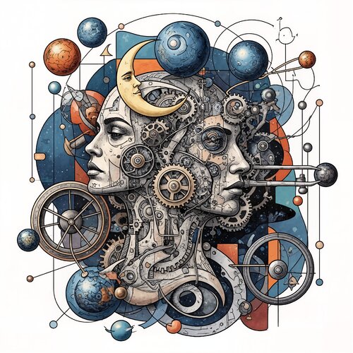 Memory of the Dual Dream Engine von Dan Obana, Druck kaufen auf Singulart