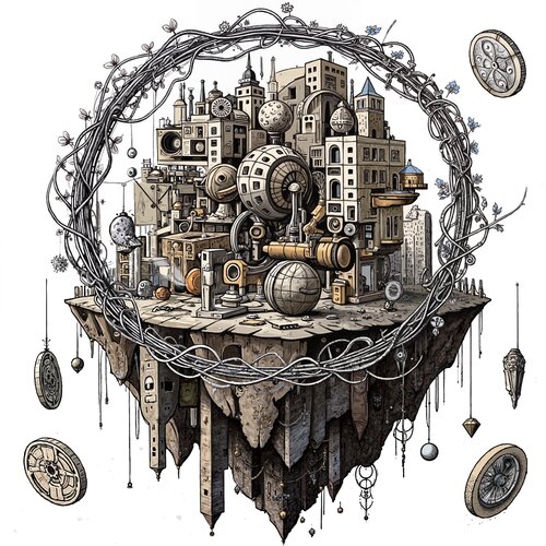 The Circular Structure of Reminiscence von Dan Obana, Druck kaufen auf Singulart