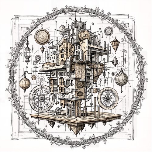 Echoes in the Sky de Dan Obana, Impresión a la venta en Singulart