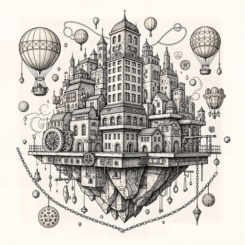 The Silent Observatory de Dan Obana, Impresión a la venta en Singulart