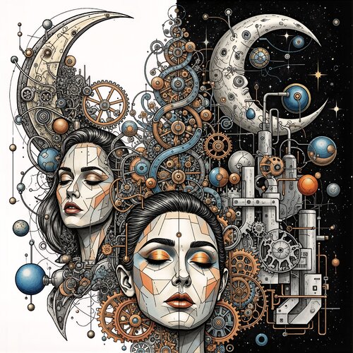 Interstellar Recollection Engine di Dan Obana, Stampa in vendita su Singulart