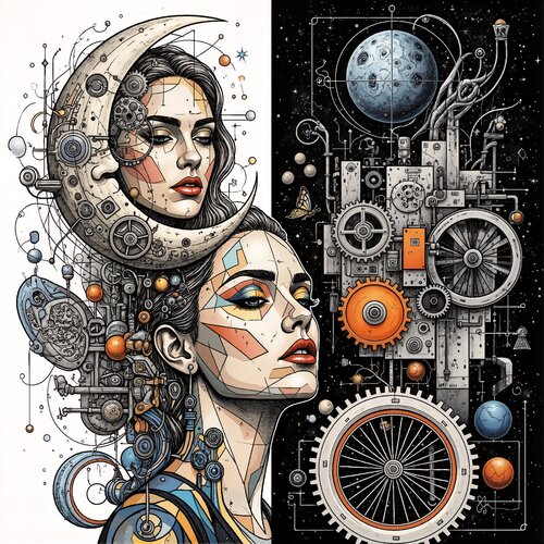 The Butterfly of Dreaming Mechanisms di Dan Obana, Stampa in vendita su Singulart