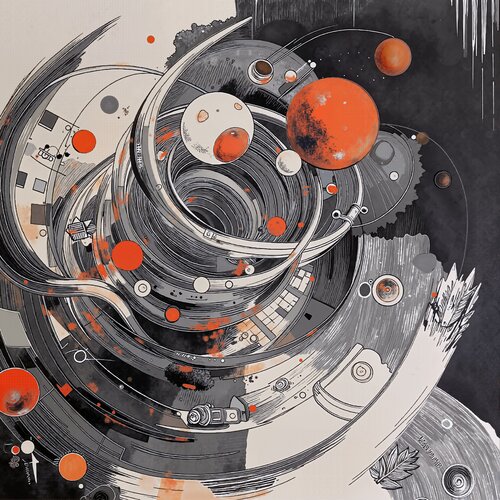 Three Consciousnesses on a Slice of Time par Dan Obana, Édition en vente sur Singulart
