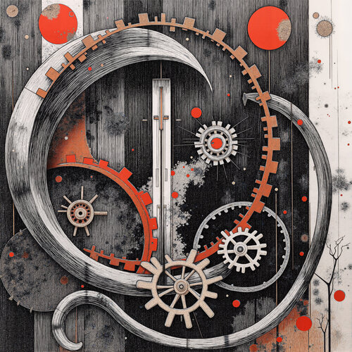 Symbols of a Mechanized Garden von Dan Obana, Druck kaufen auf Singulart