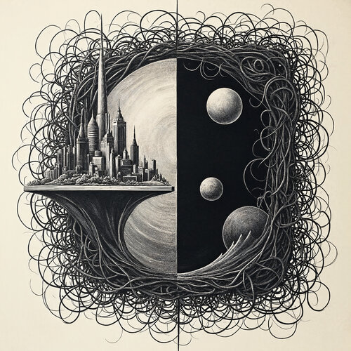 Breathing of the Threadlike Galaxy de Dan Obana, Impresión a la venta en Singulart