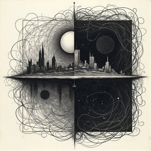 Starfields of Gentle Collapse di Dan Obana, Stampa in vendita su Singulart