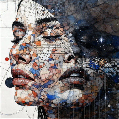 Quiet Gaze at the Beginning di Dan Obana, Stampa in vendita su Singulart