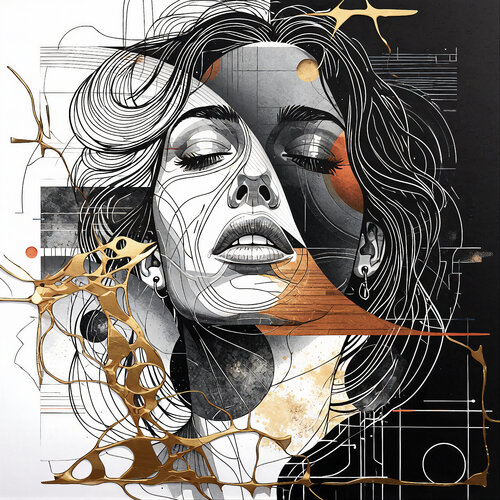 A Gaze Turned Inward di Dan Obana, Stampa in vendita su Singulart