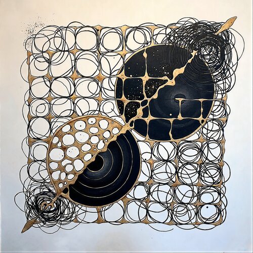 Circulating Golden Core von Dan Obana, Druck kaufen auf Singulart