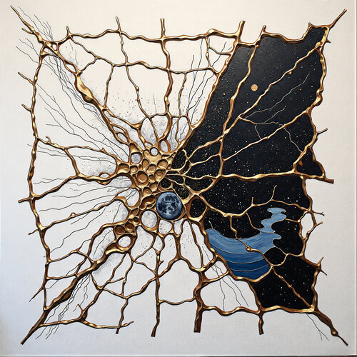 Web of Stellar Veins di Dan Obana, Stampa in vendita su Singulart