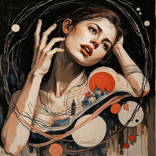 Vibrations of the Inner City di Dan Obana, Stampa in vendita su Singulart