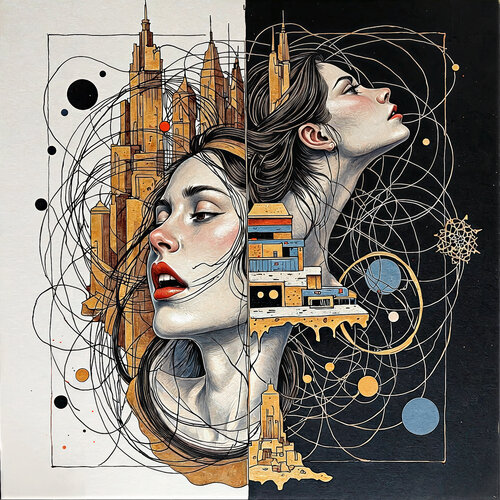 Gazing Beyond the Silence von Dan Obana, Druck kaufen auf Singulart