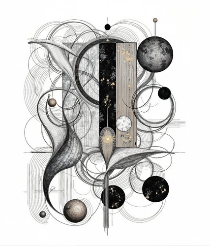 Pillar Embracing Moonlight von Dan Obana, Druck kaufen auf Singulart