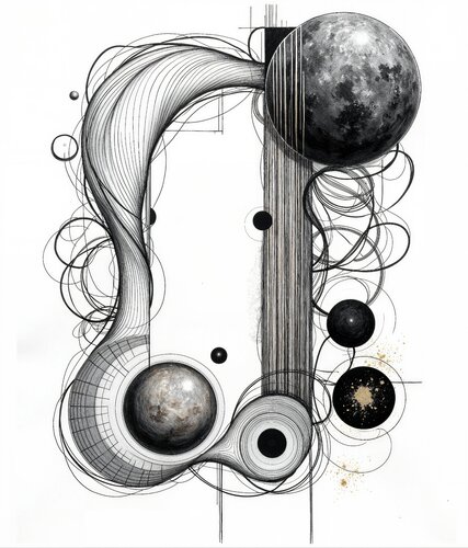 Moon of Shifting Boundaries von Dan Obana, Druck kaufen auf Singulart