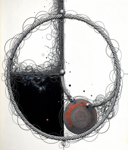 Star Shadow at the Beginning of the Circle di Dan Obana, Stampa in vendita su Singulart