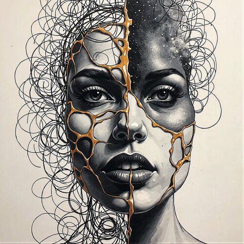 Light Within the Fracture von Dan Obana, Druck kaufen auf Singulart