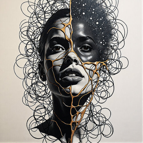 Portrait at the Threshold von Dan Obana, Druck kaufen auf Singulart