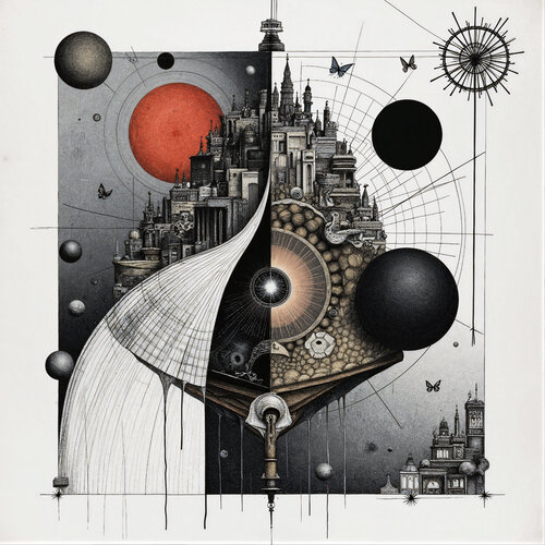 City of Layered Time de Dan Obana, Impresión a la venta en Singulart