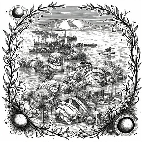 The Other side of Universe 2018 di Dan Obana, Stampa in vendita su Singulart
