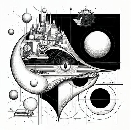 The Origin City of Stillness von Dan Obana, Druck kaufen auf Singulart
