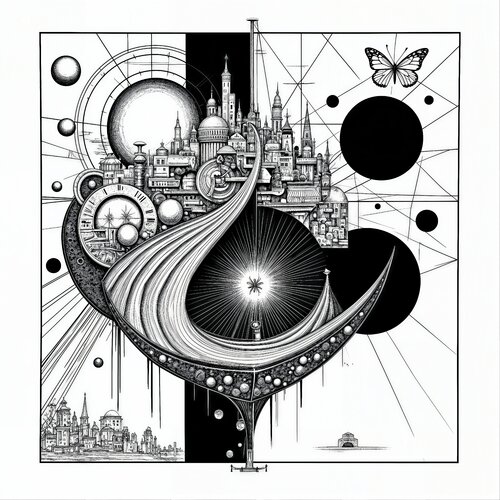 City of Spiral Memory par Dan Obana, Édition en vente sur Singulart