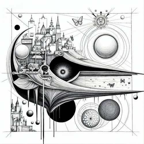 City of Generative Flow Structures par Dan Obana, Édition en vente sur Singulart