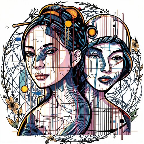 Distance Between Two Selves von Dan Obana, Druck kaufen auf Singulart