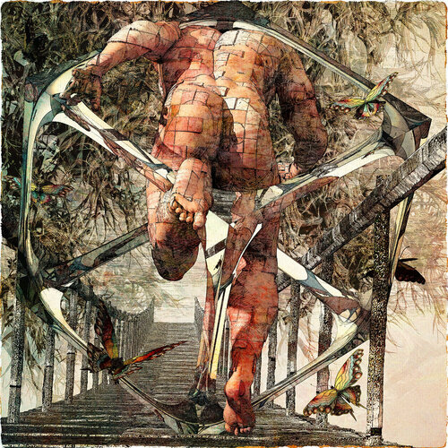 Stairway to Difficulties von Dan Obana, Digital kaufen auf Singulart