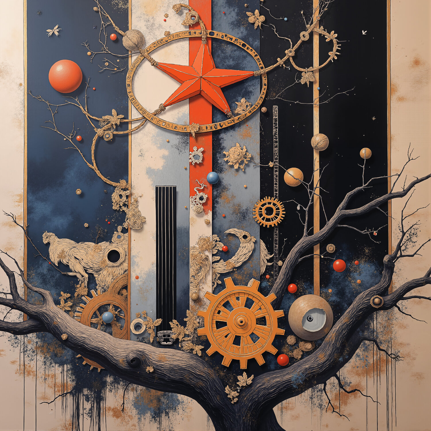 The Canopy of the Red Star Dan Obana Druck zu verkaufen