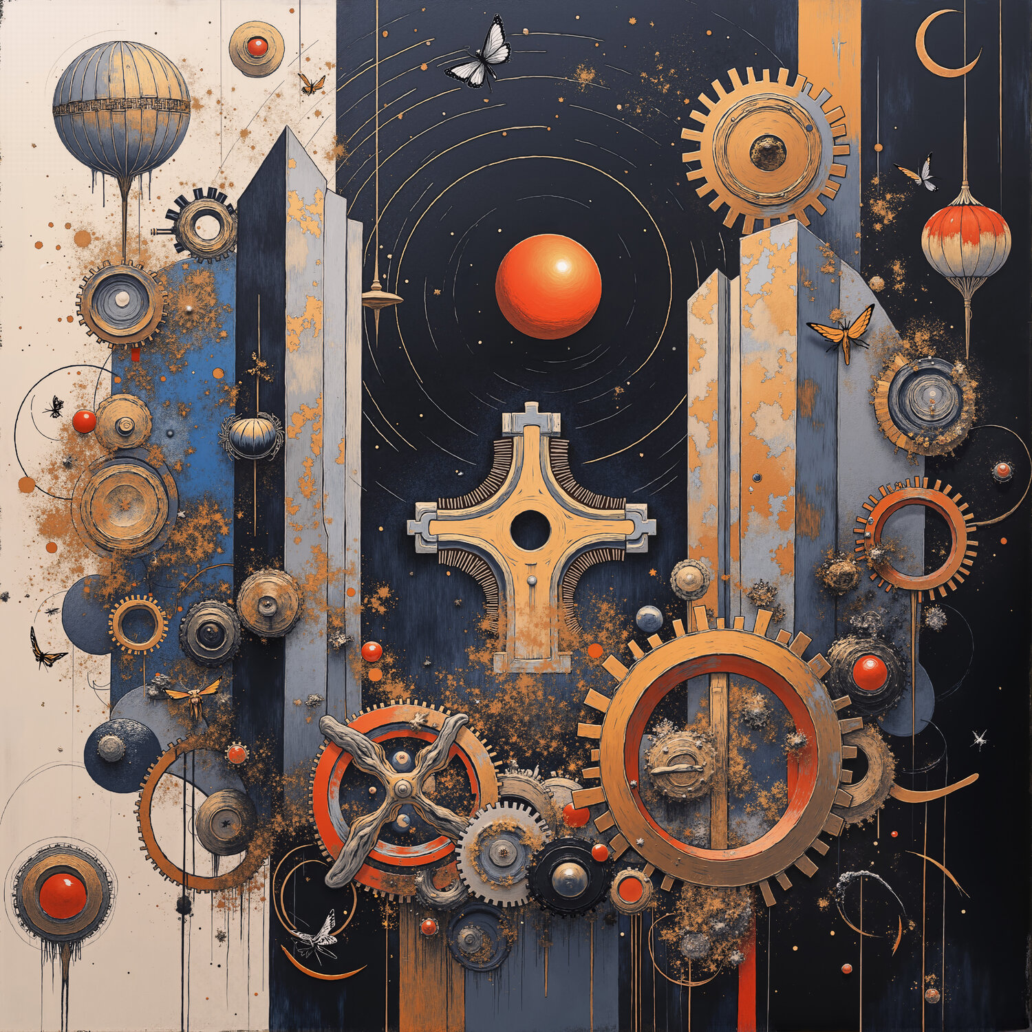 The Tower of Orbital Mechanisms Dan Obana Stampa in vendita