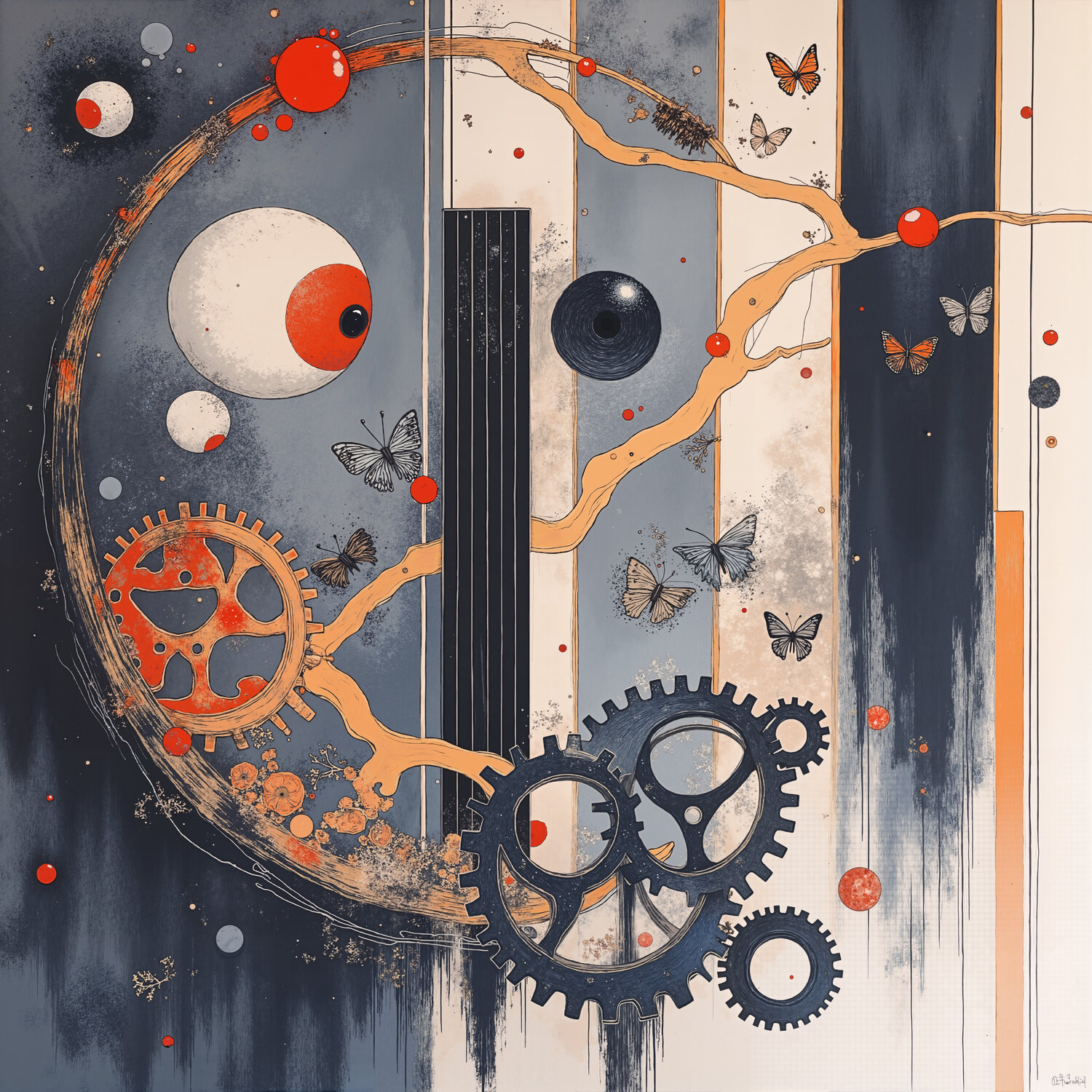 Germination of the Visionary Mechanism Dan Obana Druck zu verkaufen