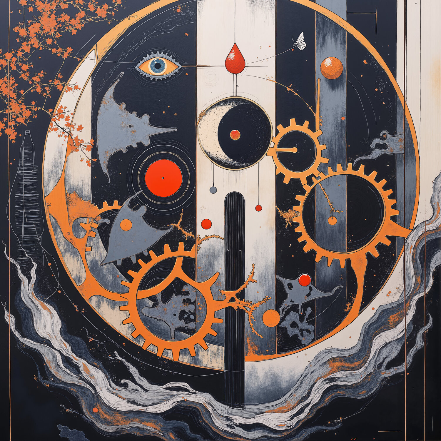Visionary Mechanism and the Blood Star Dan Obana Druck zu verkaufen