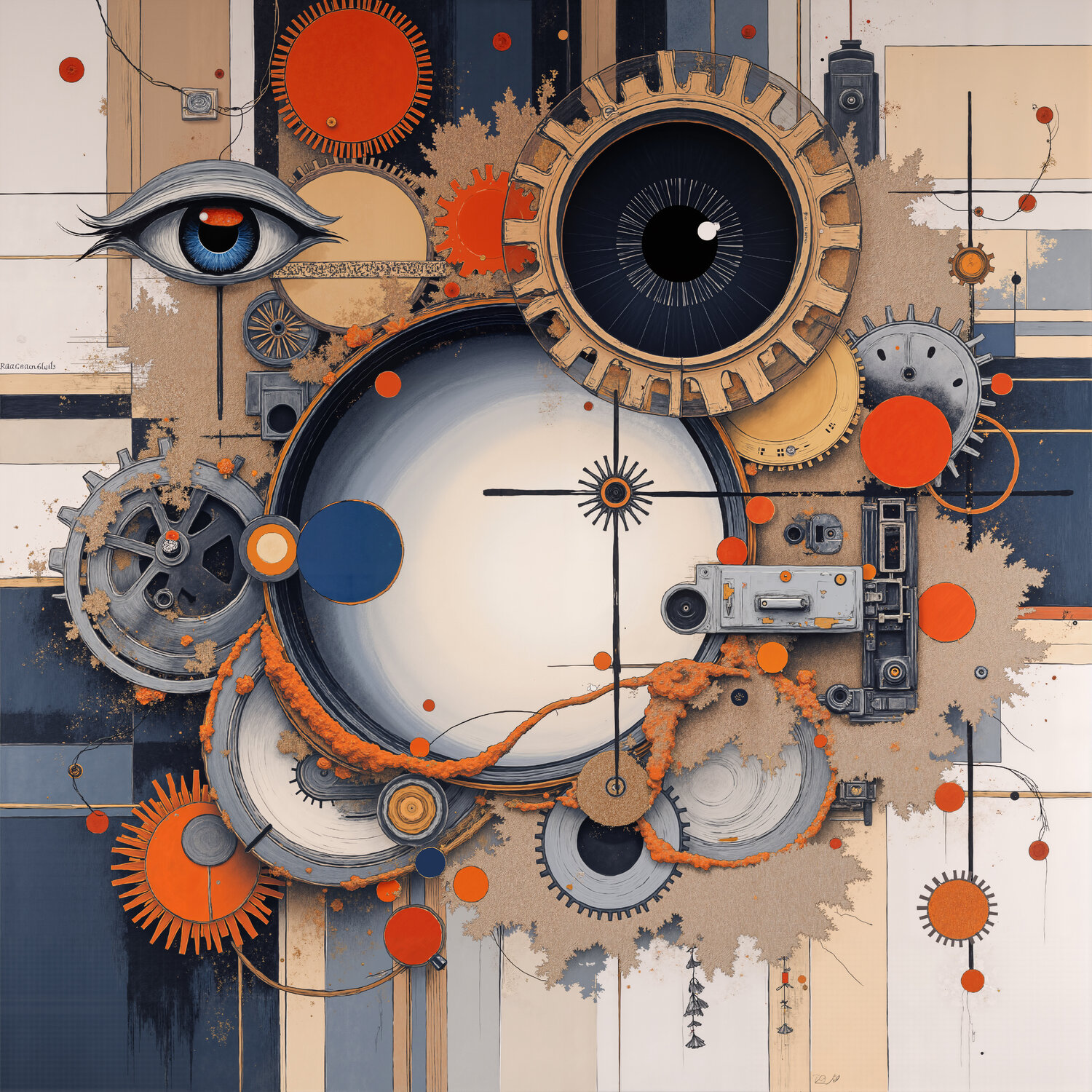 Gaze of the Perceptual Mechanism Dan Obana Druck zu verkaufen