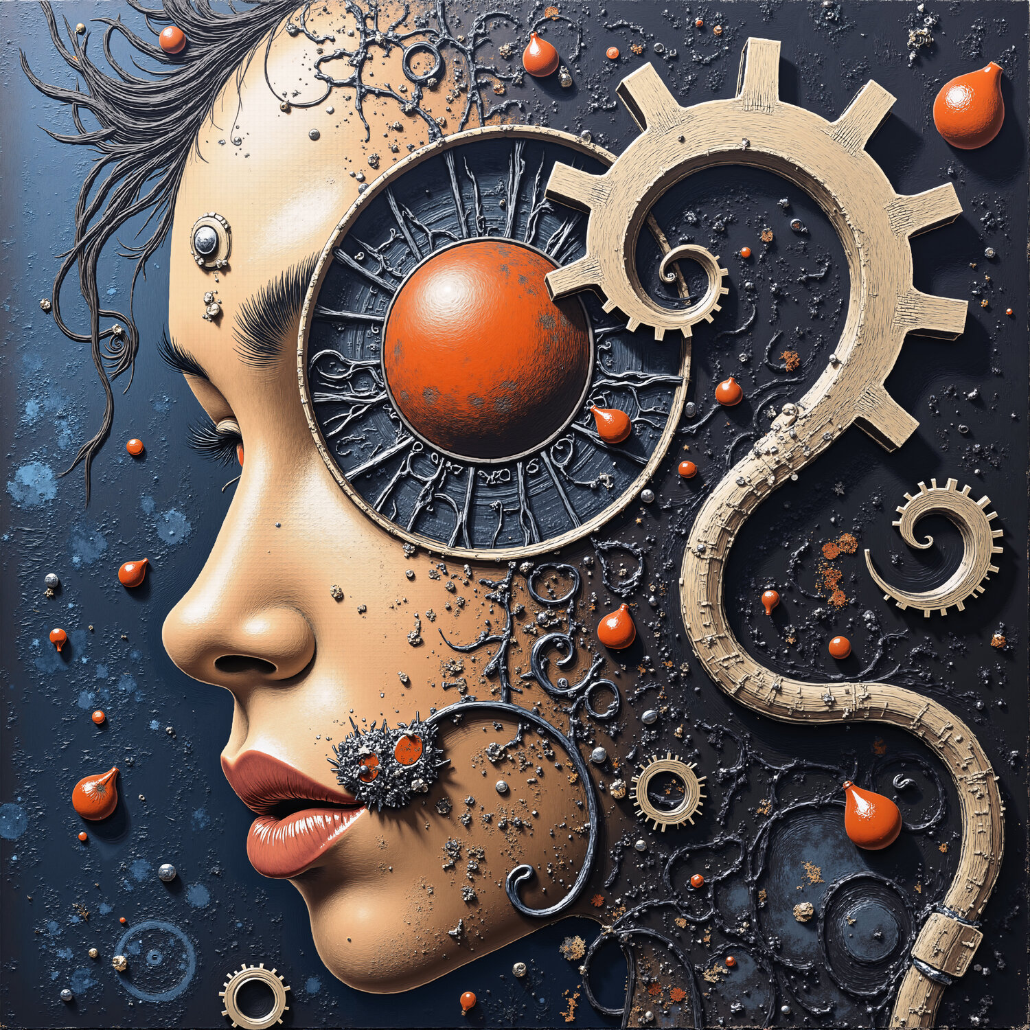 Spiral Tears and the Altar of Perception Dan Obana Stampa in vendita