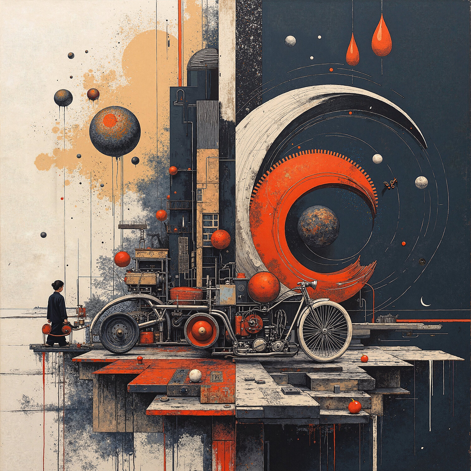Night Train of Crimson Drops Dan Obana