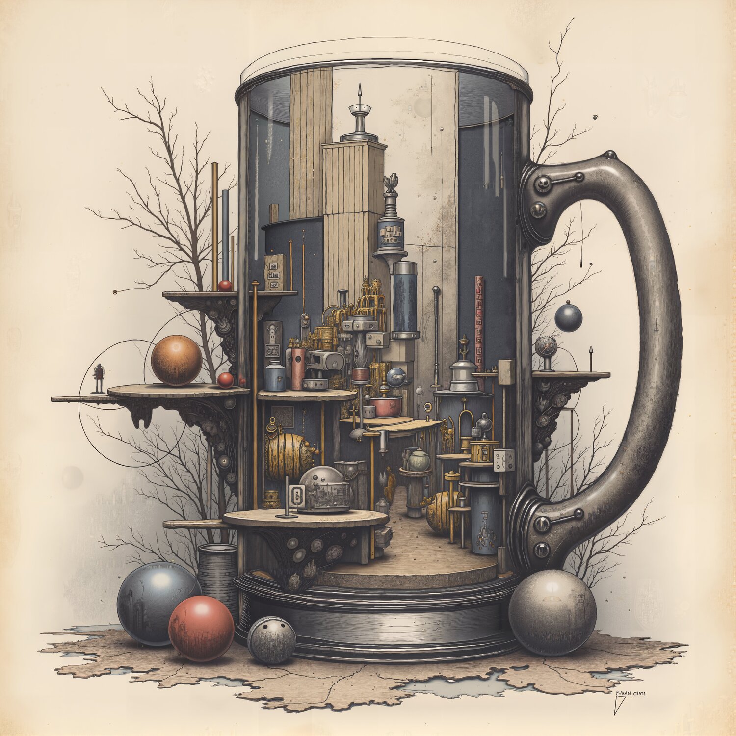 Mug of the Silent Workshop Dan Obana