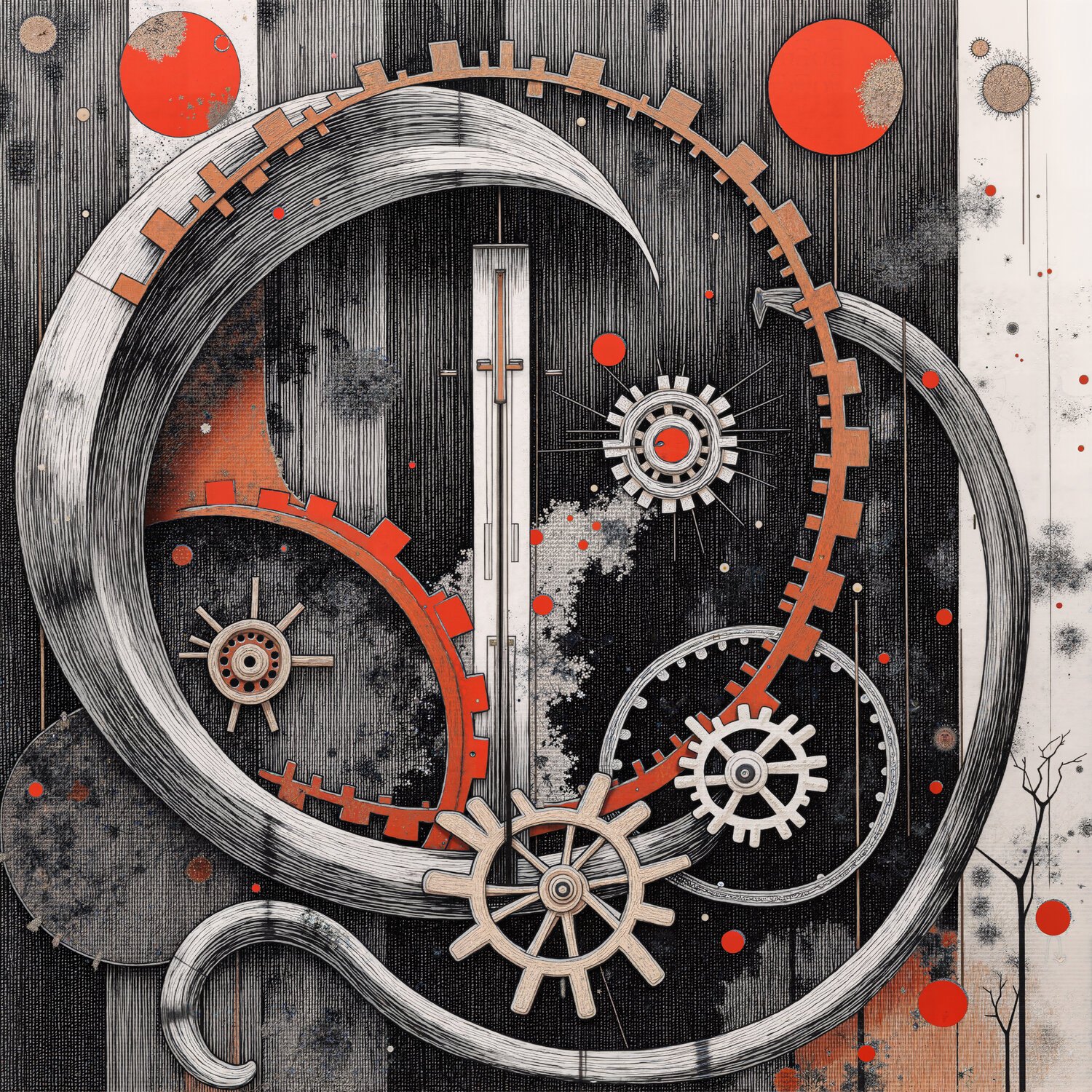 Symbols of a Mechanized Garden Dan Obana Druck zu verkaufen