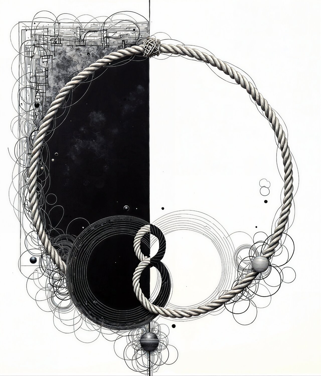 Gate of Silence Bound in the Sign of Infinity Dan Obana Druck zu verkaufen